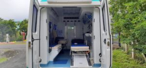 Interior of Advance Life Support Ambulance Chennai