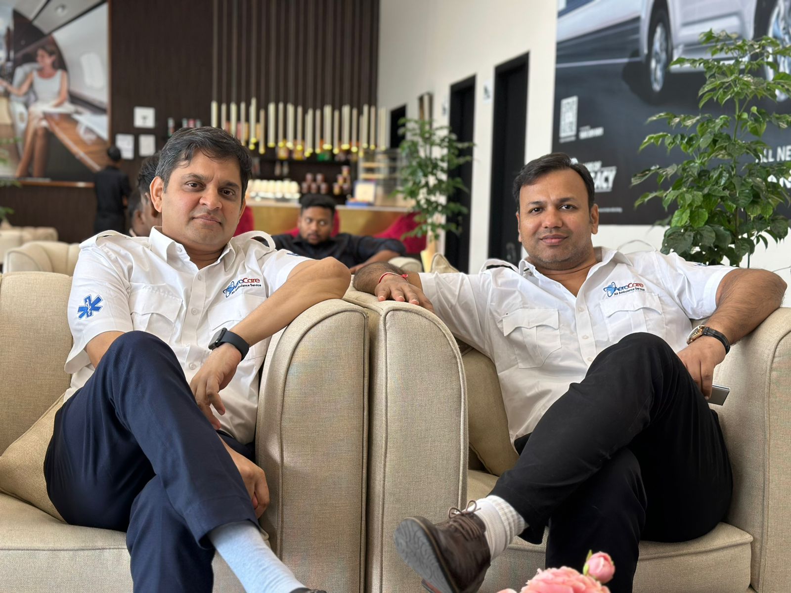 Air Ambulance Medical Team in New delhi  General Aviation Terminal Lounge